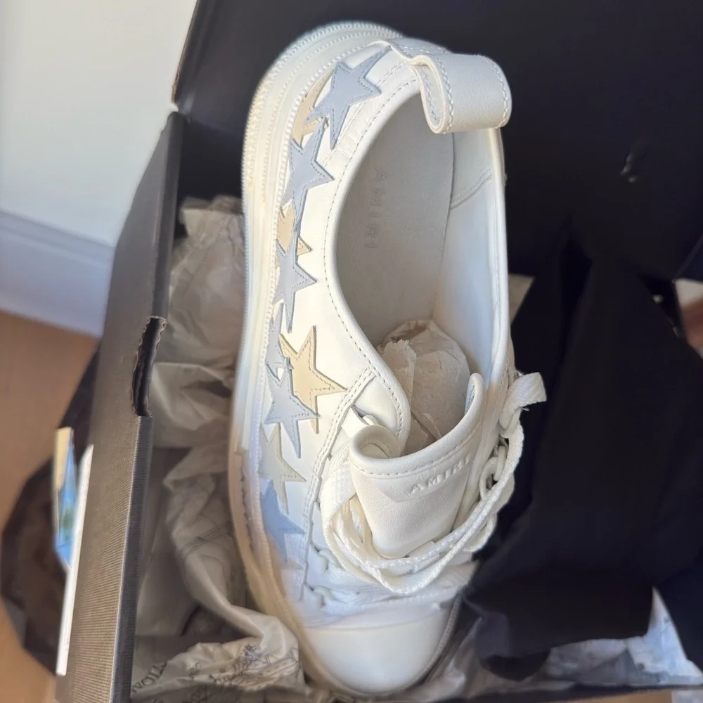 Amiri Platform Stars Court Low Sneakers - Picture 5 of 10